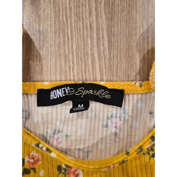 Yellow Floral Bodysuit - Picture 2 of 2